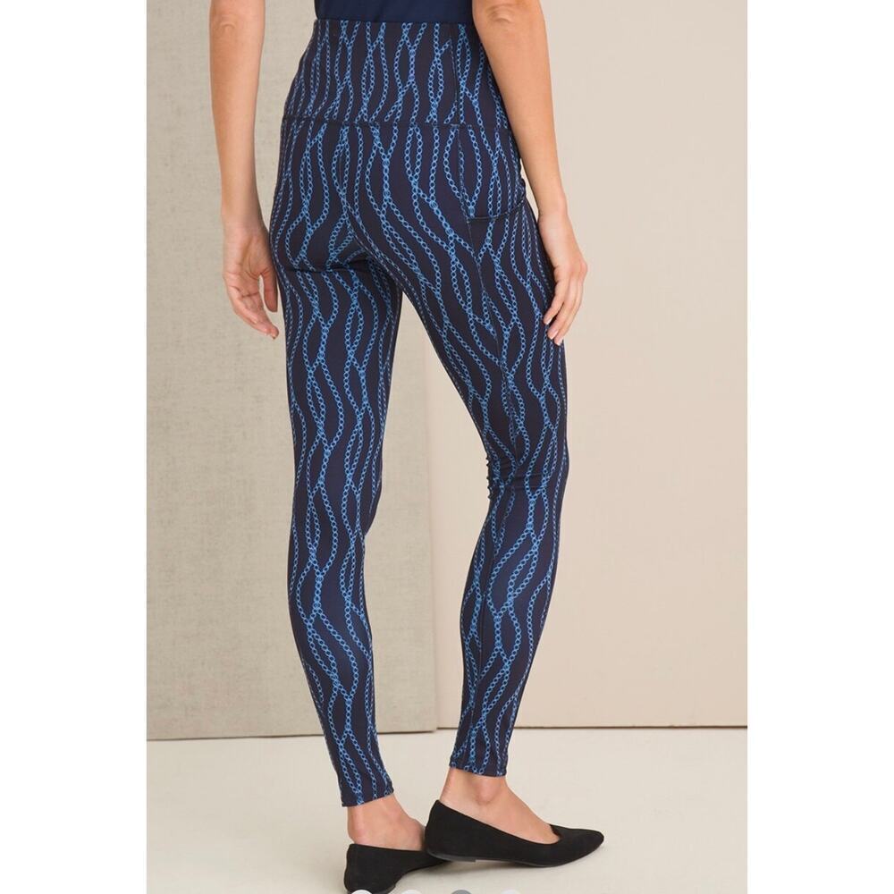 Chico’s women’s NWT’s Zenergy So Slimming wave Pocket leggings. Size large - Picture 5 of 8